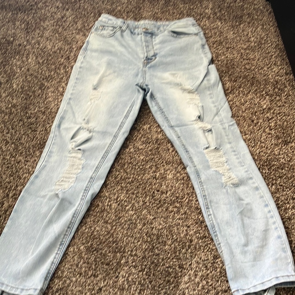 Light was jeans